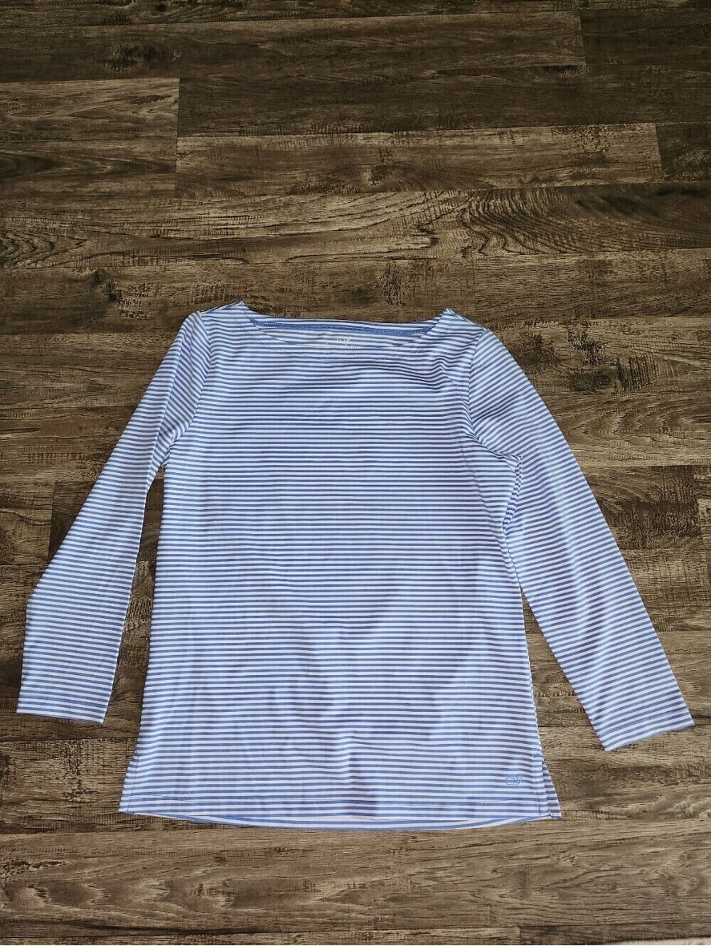 Vineyard Vines Performance Fabric Boatneck Striped Top
